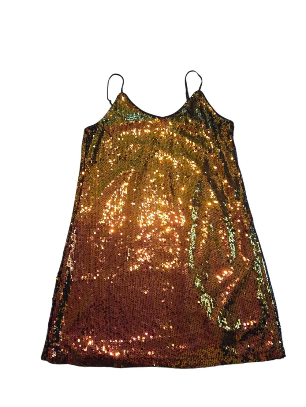 Allegra K Sequin Mini Dress